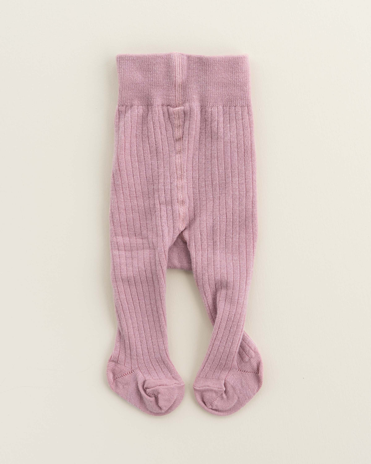 Strumpfhose aus Wolle für Babys - cameo rose 