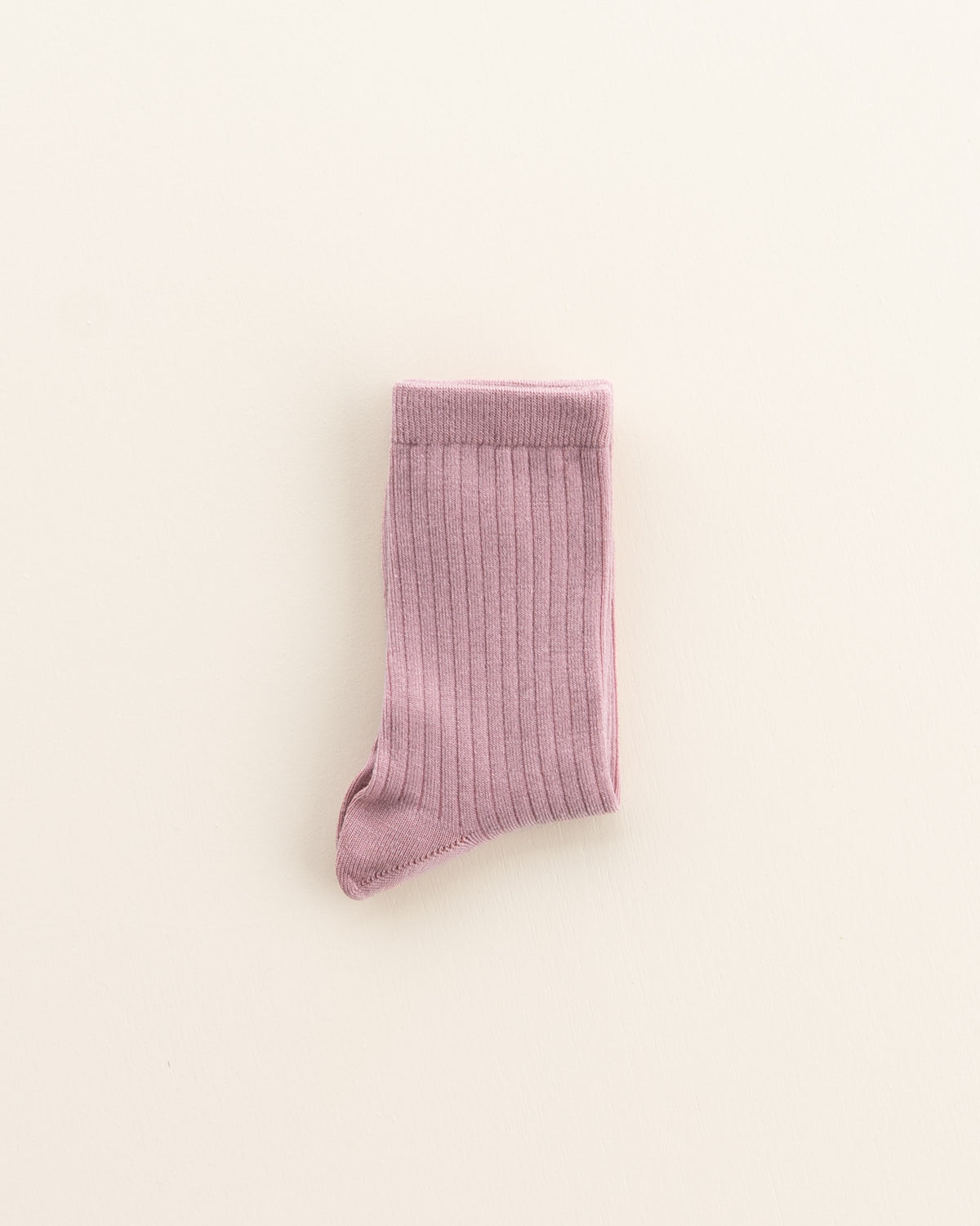 Wool rib Unisex socks - cameo rose