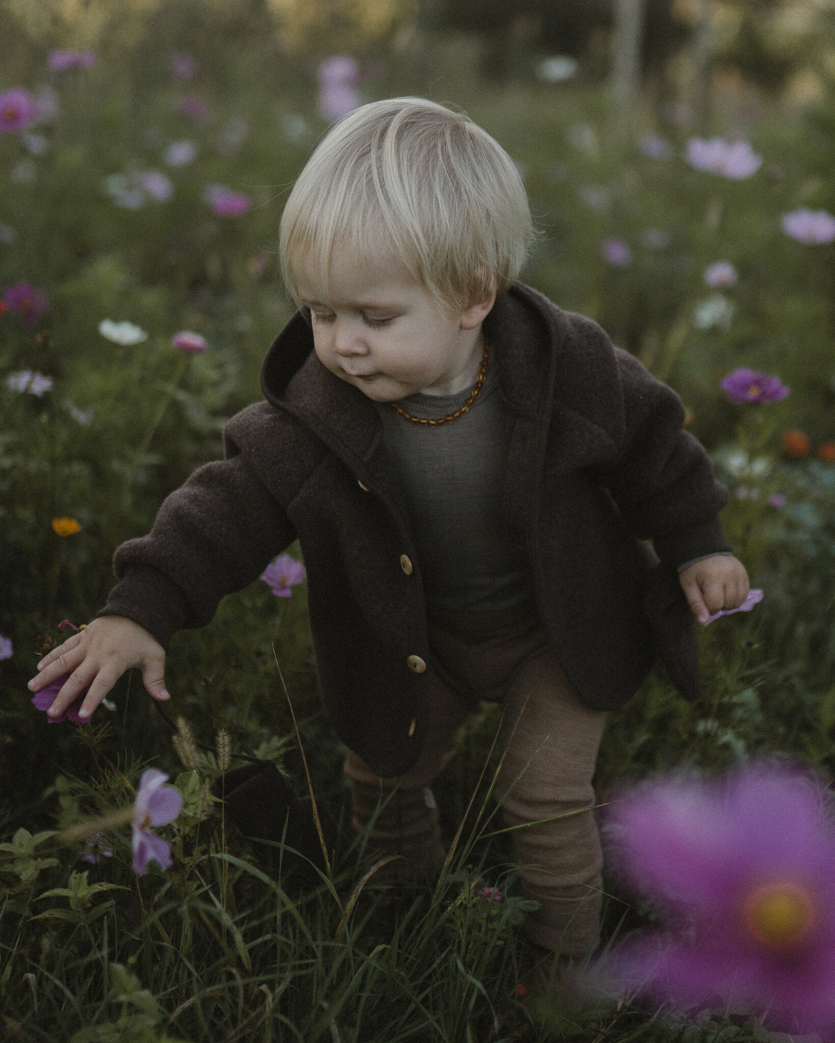 Babyjas van wol-fleece - cocoa Ziloen©-7