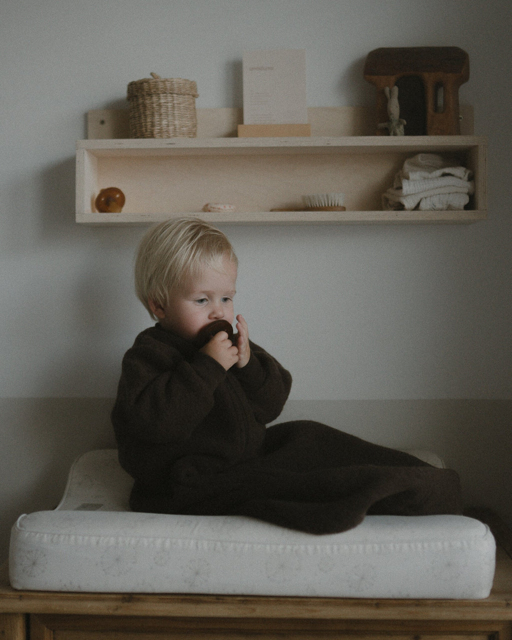 Slaapzak van wol-fleece - cocoa Ziloen©