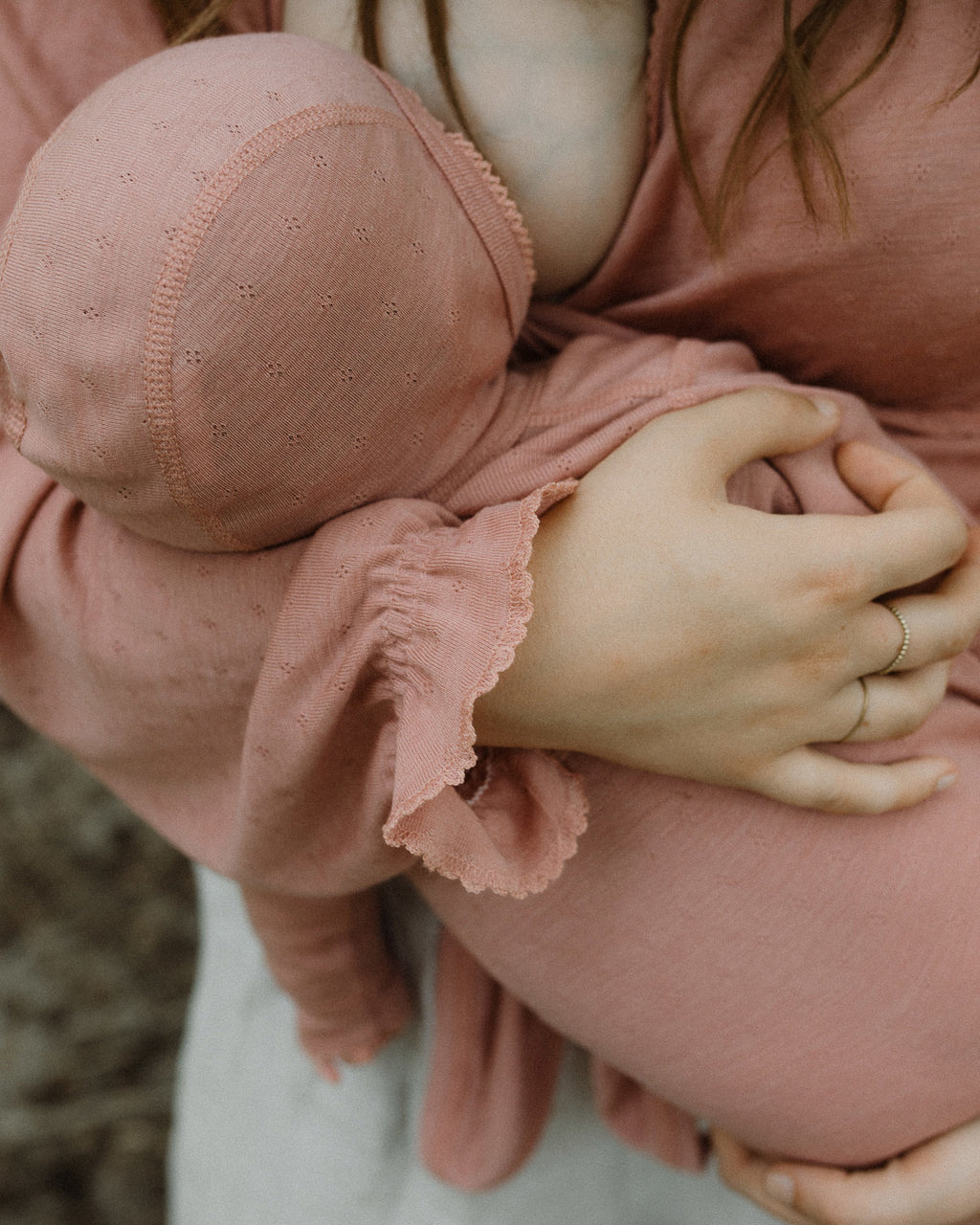 Unaduan wikkel blouse cameo rose