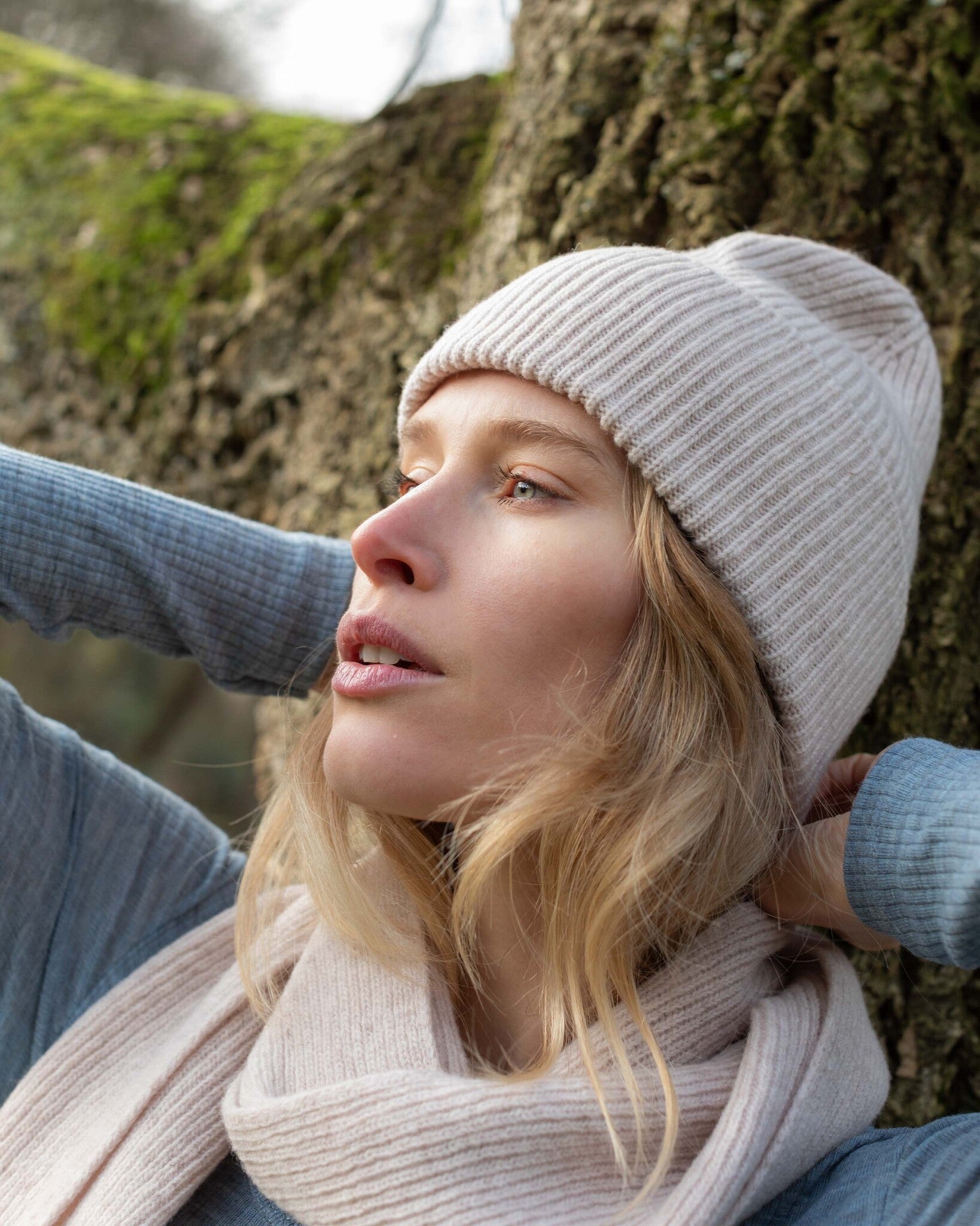Unaduna - merino wollen beanie - maca