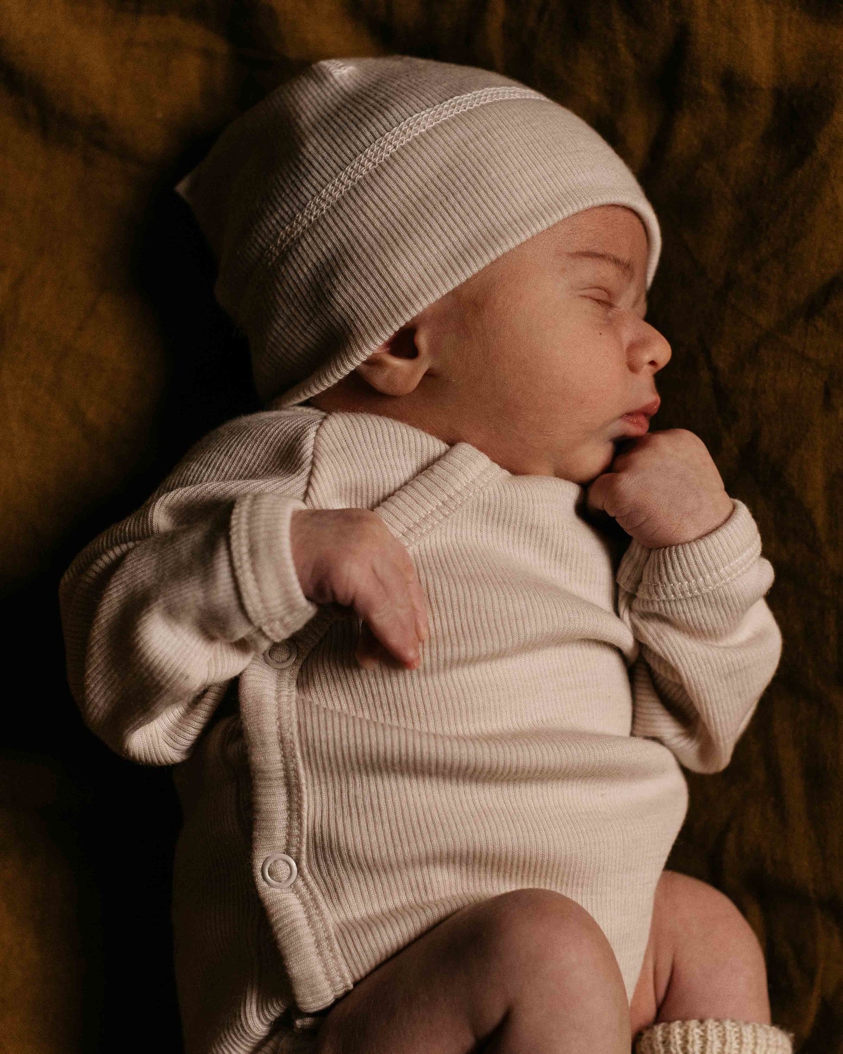 Unaduna baby wrap around wool mazarin white-2