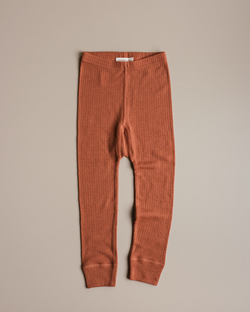 unaduna kinder legging wol umber