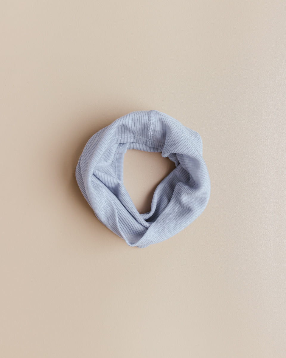 Unaduna loopsjaal tiny rib wol:zijde blue bird