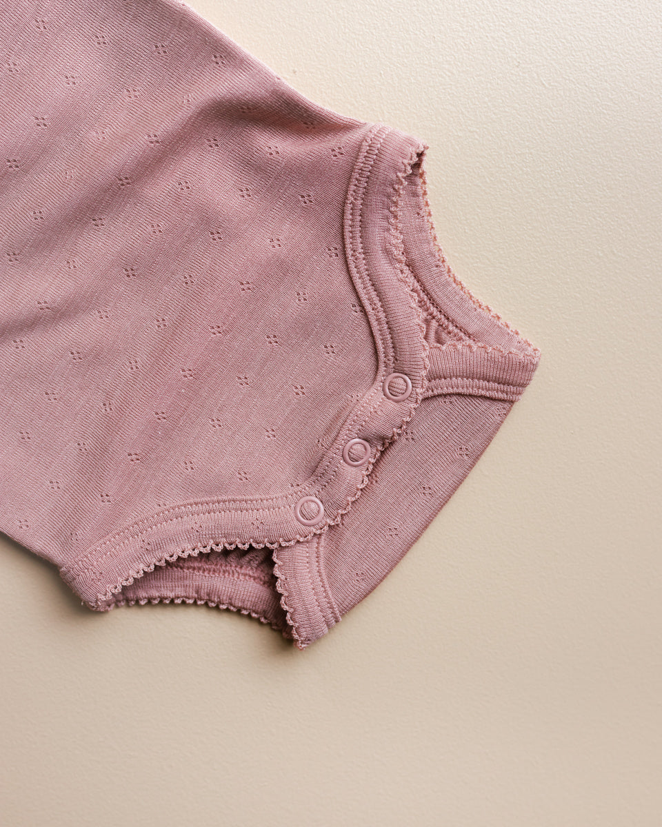 unaduna romper cameo rose