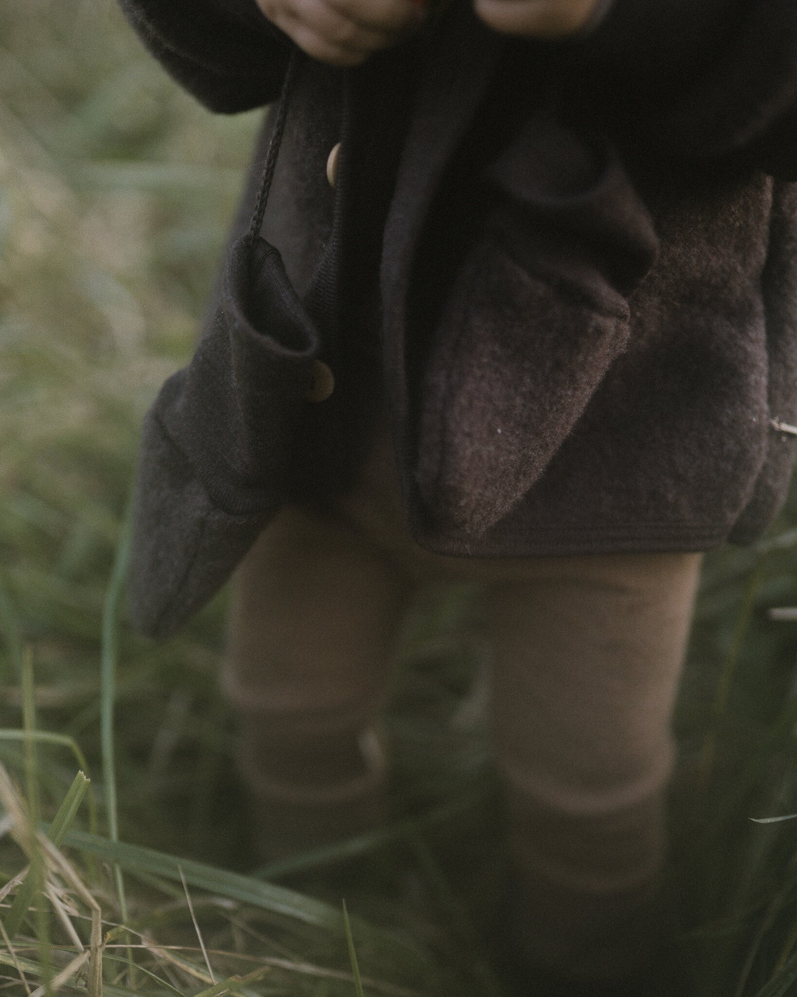 Wanten van wol-fleece - cocoa Ziloen©